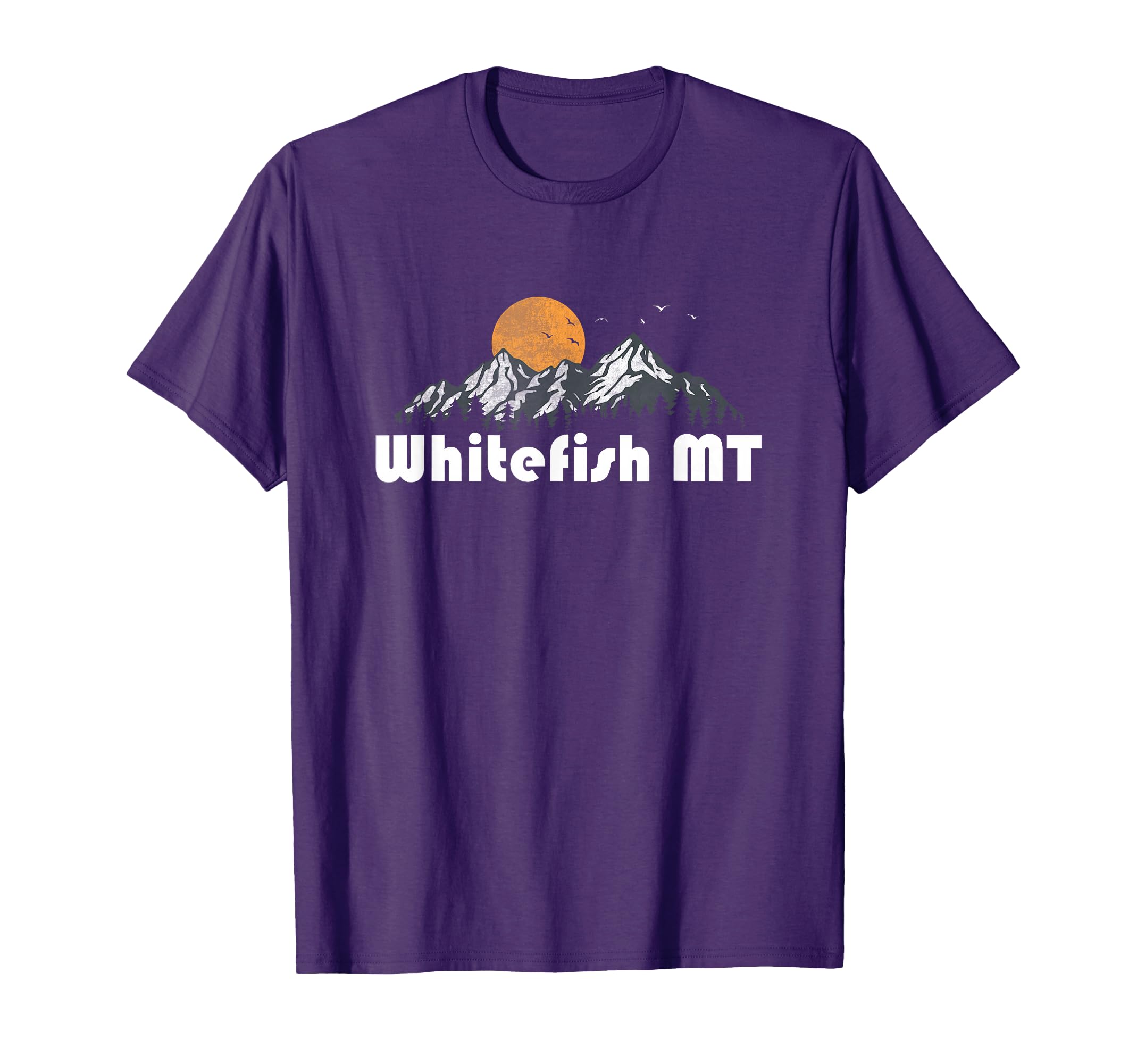 Whitefish Montana Mt 70S T-Shirt - Streetwear Style for Adults - T-Shirt, Sweatshirt, Hoodie
