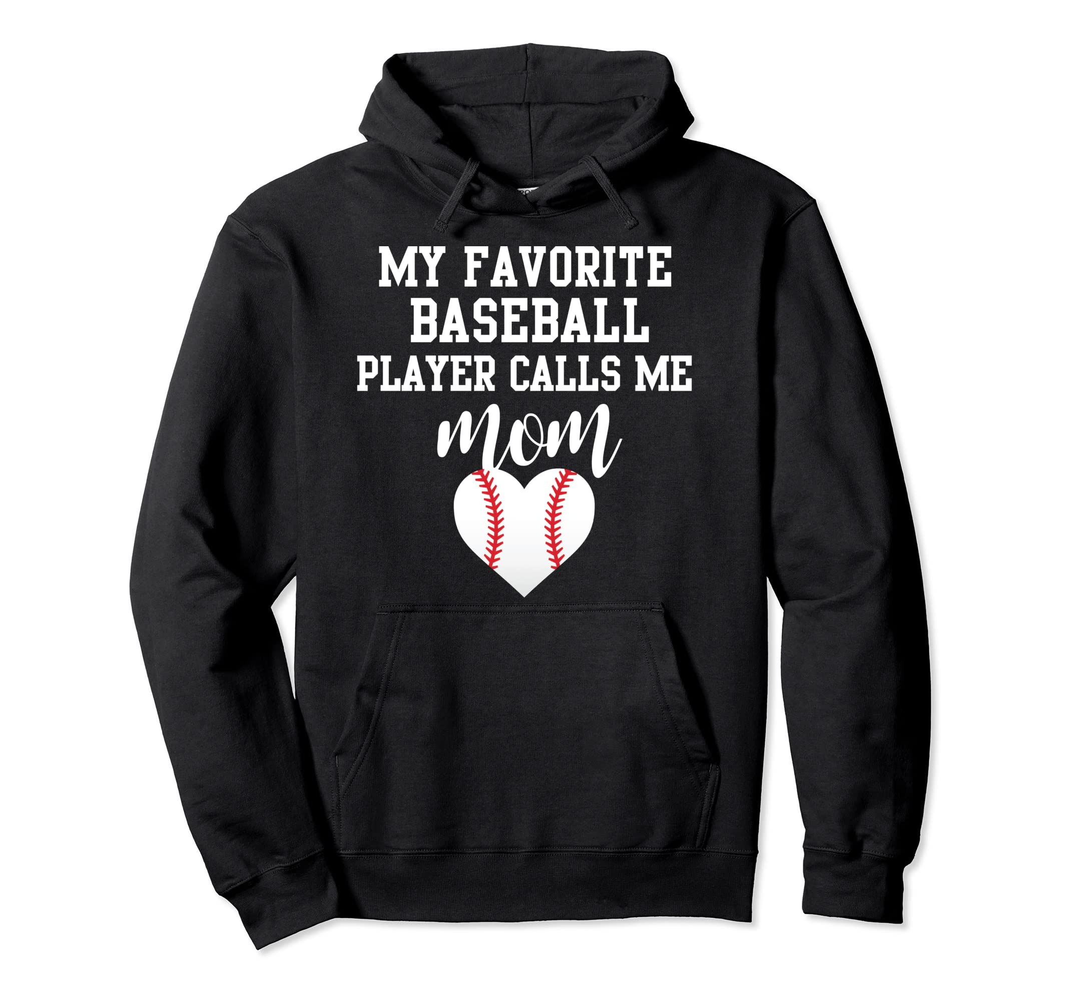 My Favorite Baseball Player Calls Me Hoodie - Minimalist Print Men Women - T-Shirt, Sweatshirt, Hoodie