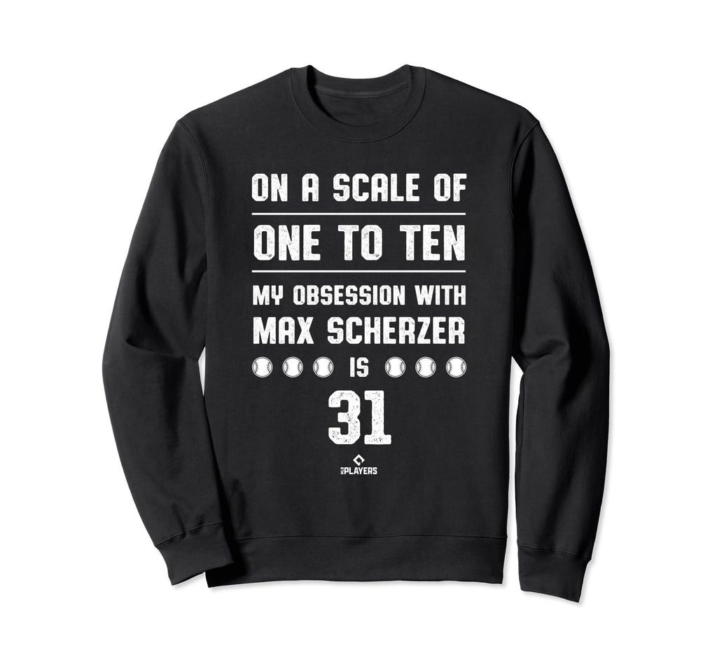Max Scherzer Obsession Los Angeles Sweatshirt - Minimalist Print Men Women - T-Shirt, Sweatshirt, Hoodie