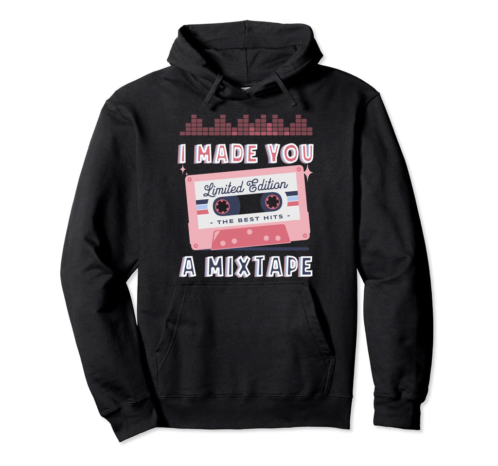 Costume 80S 90S Cassette I Made You Hoodie - Fun Novelty Design for Adults - T-Shirt, Sweatshirt, Hoodie