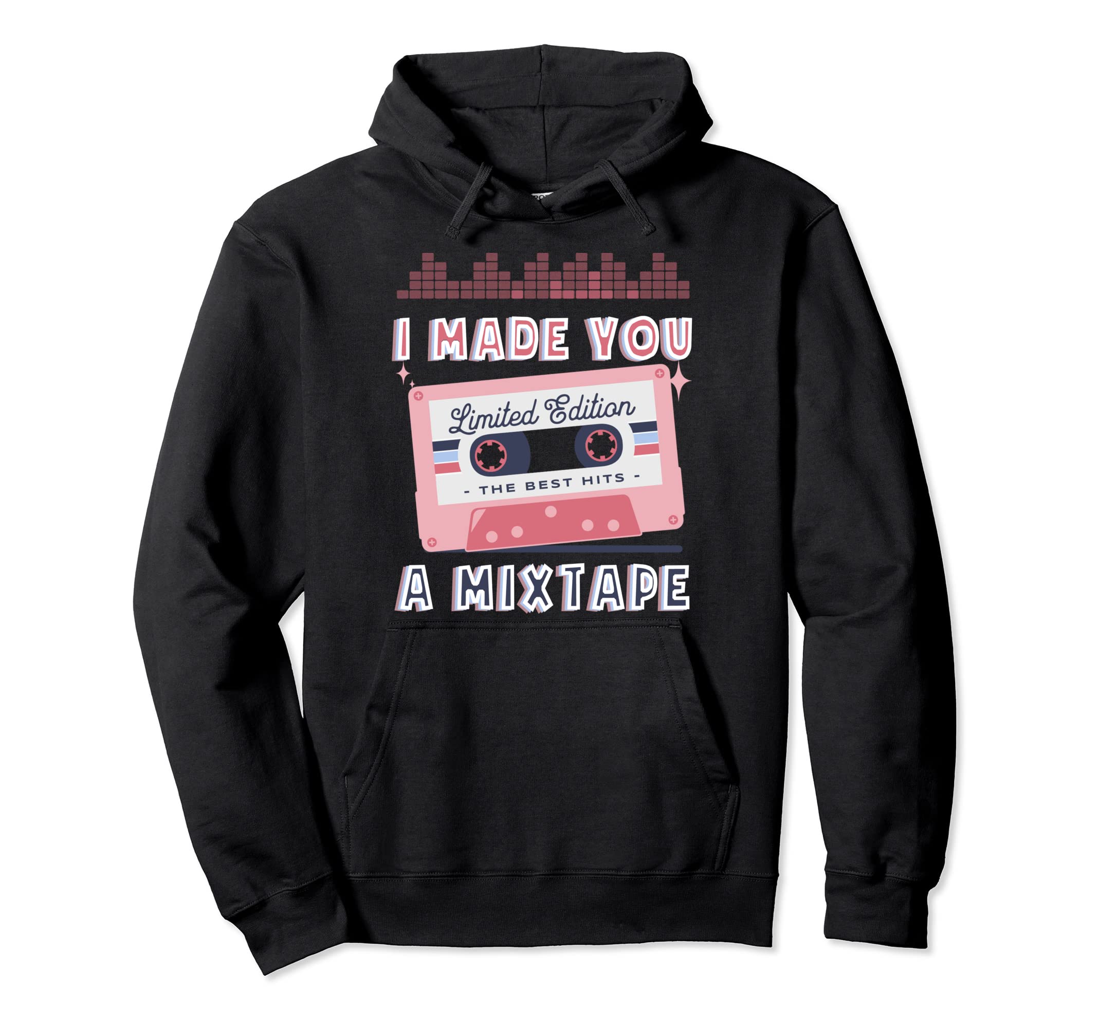 Costume 80S 90S Cassette I Made You Hoodie - Fun Novelty Design for Adults - T-Shirt, Sweatshirt, Hoodie