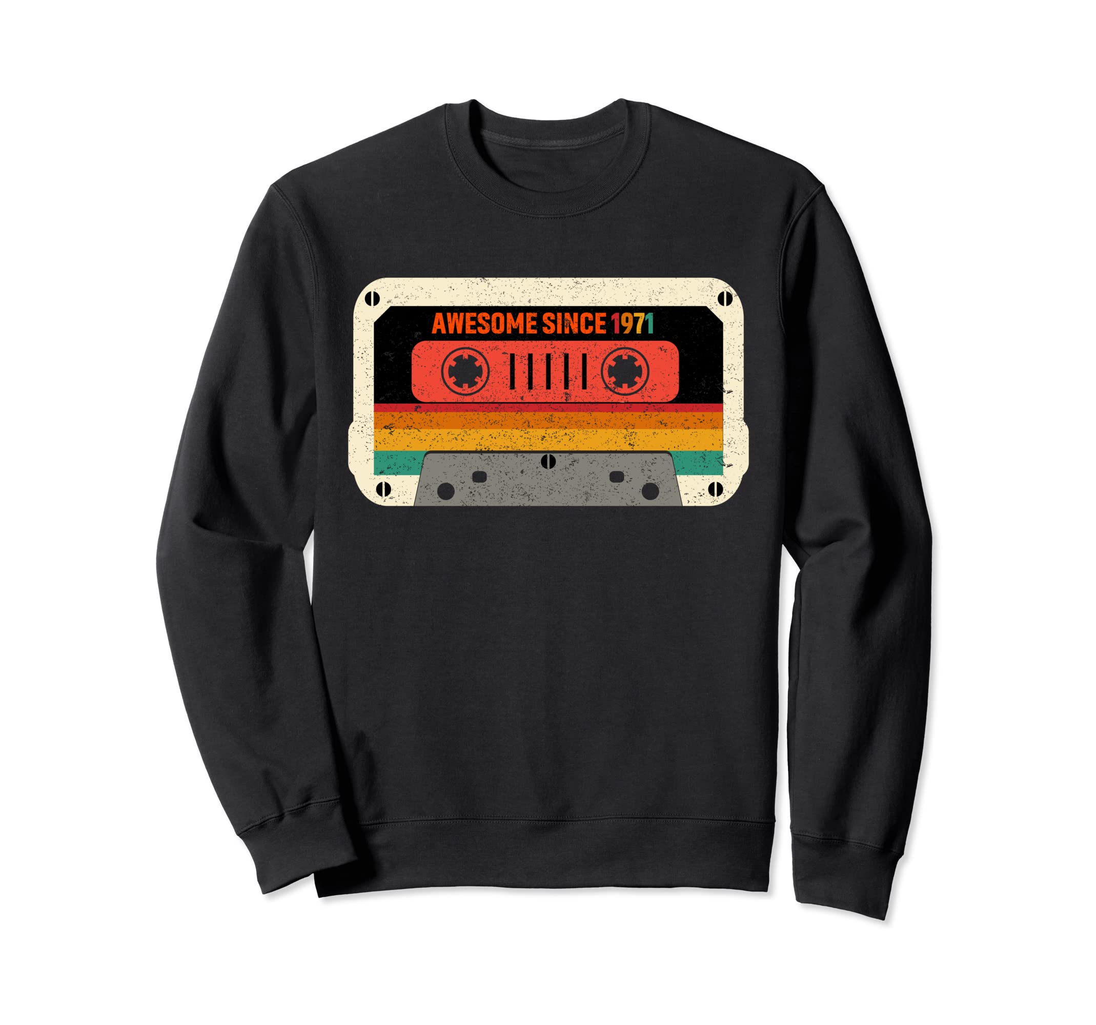 Awesome Since 1971 50Th Birthday Sweatshirt - Trendy Graphic Unisex - T-Shirt, Sweatshirt, Hoodie