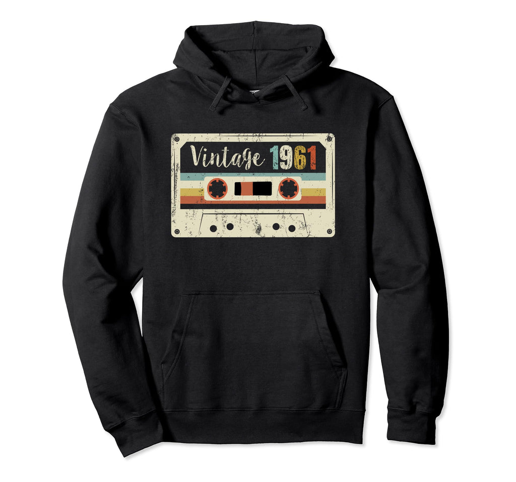 Best 1961 Birthday 1961 Cassette Tape Hoodie - Casual Everyday Wear Unisex - T-Shirt, Sweatshirt, Hoodie