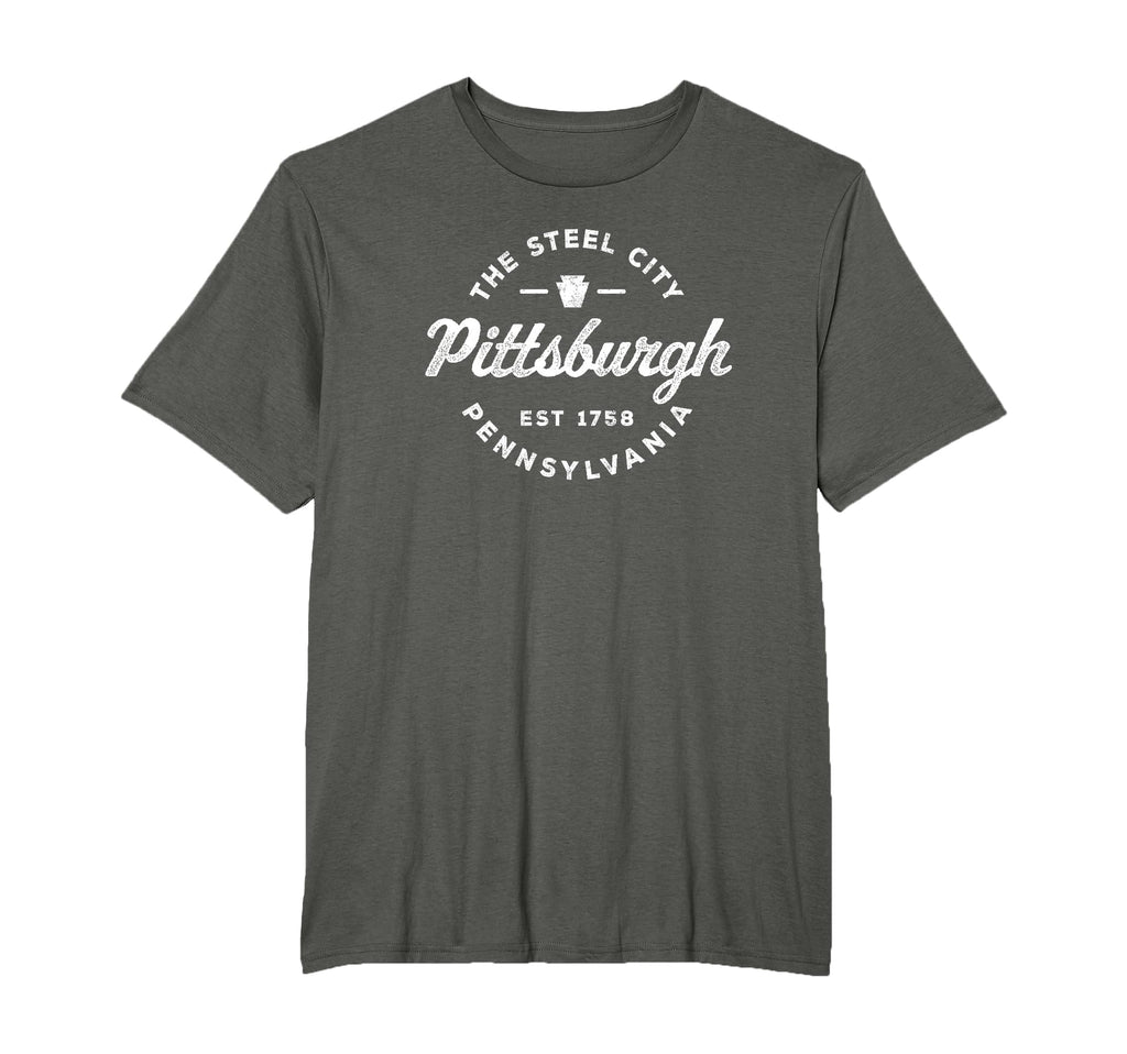 Pittsburgh Pennsylvania Throwback T-Shirt - Streetwear Style for Adults - T-Shirt, Sweatshirt, Hoodie