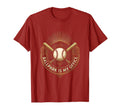 Ballpark Is My Office Baseball Dad T-Shirt - Casual Everyday Wear Unisex - T-Shirt, Sweatshirt, Hoodie