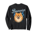 Pomeranian 90S Dog Lover 80S Sweatshirt - Graphic Print Men Women - T-Shirt, Sweatshirt, Hoodie