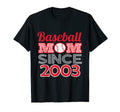 Baseball Mom Since 2003 T-Shirt - Streetwear Style for Adults - T-Shirt, Sweatshirt, Hoodie