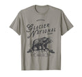 Glacier National Park Bear Montana T-Shirt - Custom Art Print for Adults - T-Shirt, Sweatshirt, Hoodie