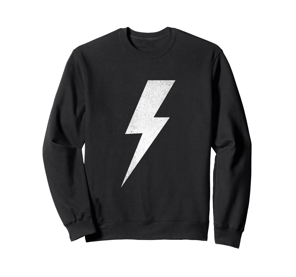 Lightning White Stylish Sweatshirt - Trendy Graphic Men Women - T-Shirt, Sweatshirt, Hoodie