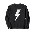 Lightning White Stylish Sweatshirt - Trendy Graphic Men Women - T-Shirt, Sweatshirt, Hoodie