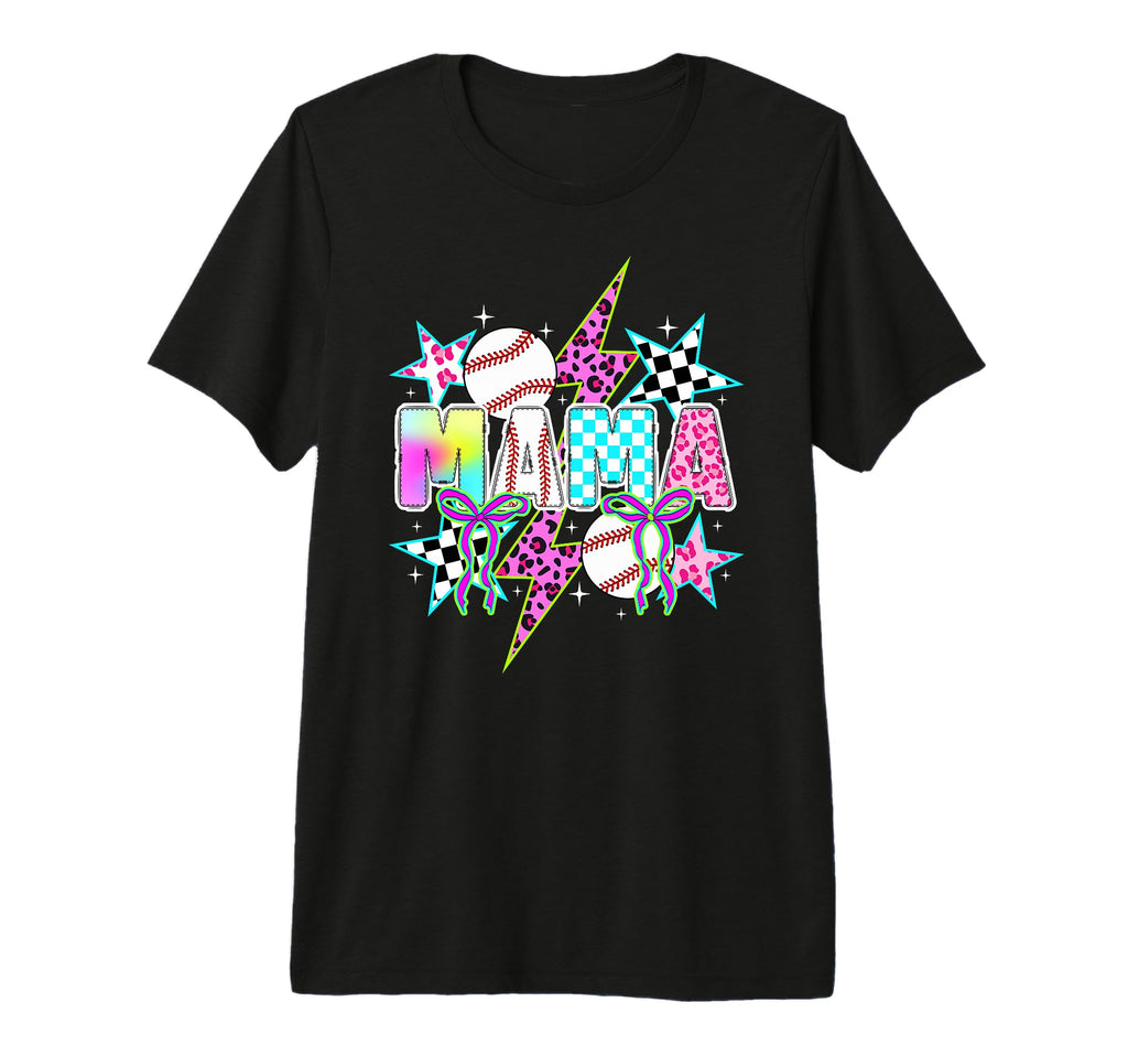 Baseball Mama Preppy Baseball Mom T-Shirt - Streetwear Style for Adults - T-Shirt, Sweatshirt, Hoodie