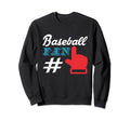 Baseball Fan No 1 Player Baseball Sweatshirt - Streetwear Style for Adults - T-Shirt, Sweatshirt, Hoodie