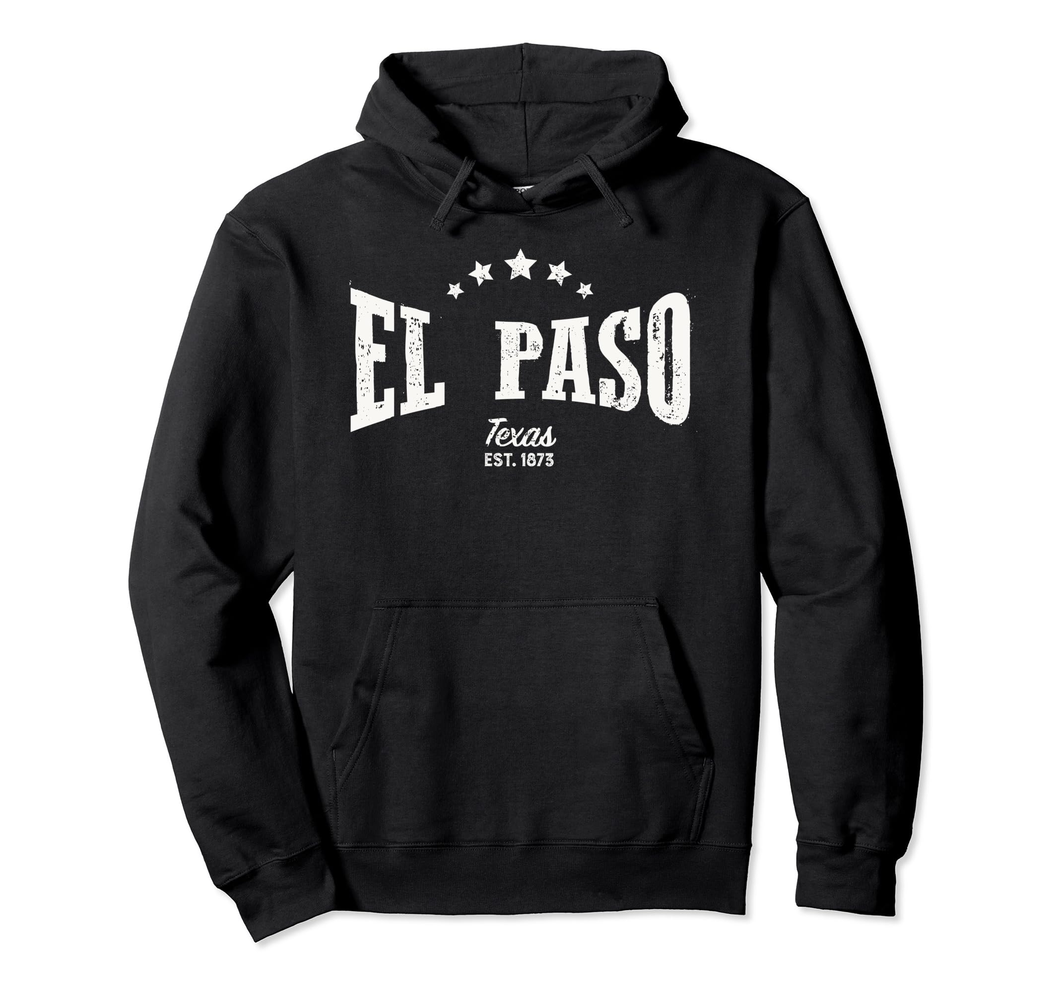 El Paso Tx Distressed Home City Pride Hoodie - Aesthetic Graphic Unisex - T-Shirt, Sweatshirt, Hoodie