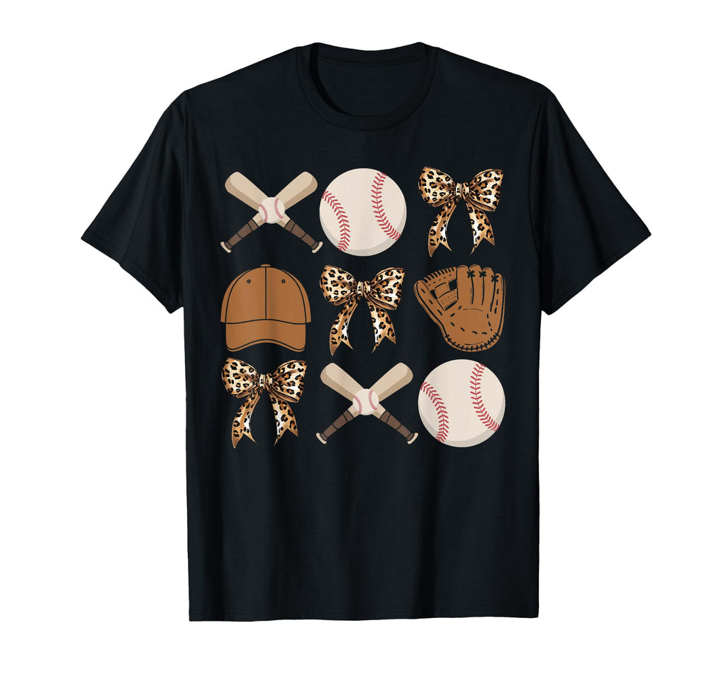 Baseball Coquette Bow Baseball Mom T-Shirt - Aesthetic Graphic Unisex - T-Shirt, Sweatshirt, Hoodie