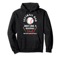 Sarcastic Softball Dad Like Baseball Dad Hoodie - Graphic Print Men Women - T-Shirt, Sweatshirt, Hoodie