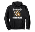 Baseball Stepmom Leopard Heart Matching Hoodie - Unique Graphic Men Women - T-Shirt, Sweatshirt, Hoodie