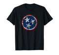 Tennessee Flag Distressed Effect T-Shirt - Trendy Graphic Men Women - T-Shirt, Sweatshirt, Hoodie
