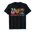 Peace Love Boxer Tie Dye Dog Lover T-Shirt - Novelty Apparel for Adults - T-Shirt, Sweatshirt, Hoodie