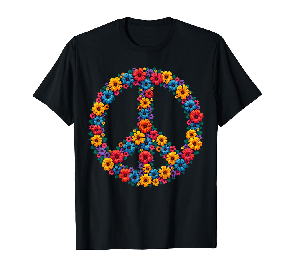 60S 70S Flower Power Groovy Love T-Shirt - Aesthetic Graphic for Adults - T-Shirt, Sweatshirt, Hoodie