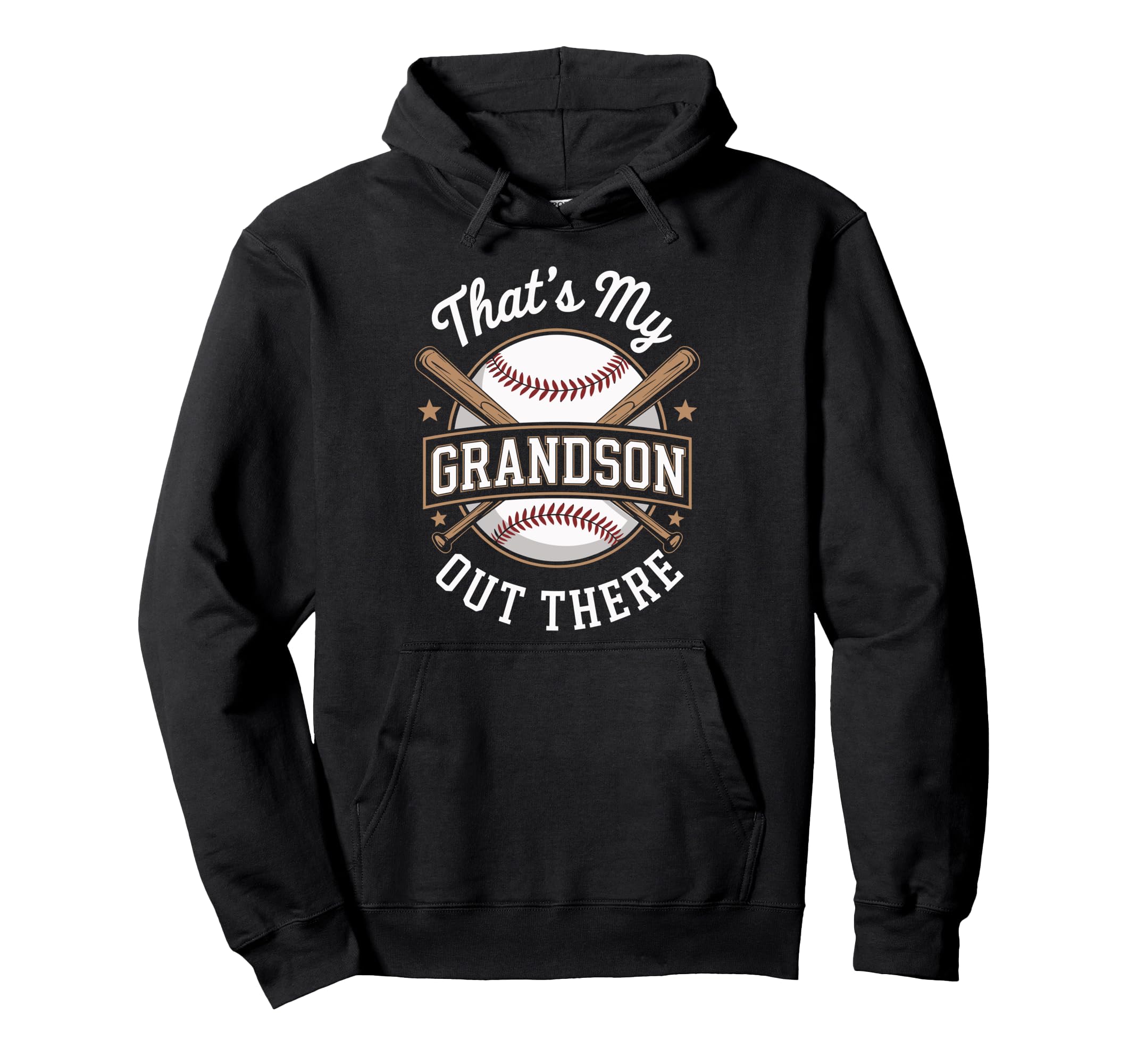 Thats My Grandson Out There Baseball Hoodie - Custom Art Print for Adults - T-Shirt, Sweatshirt, Hoodie