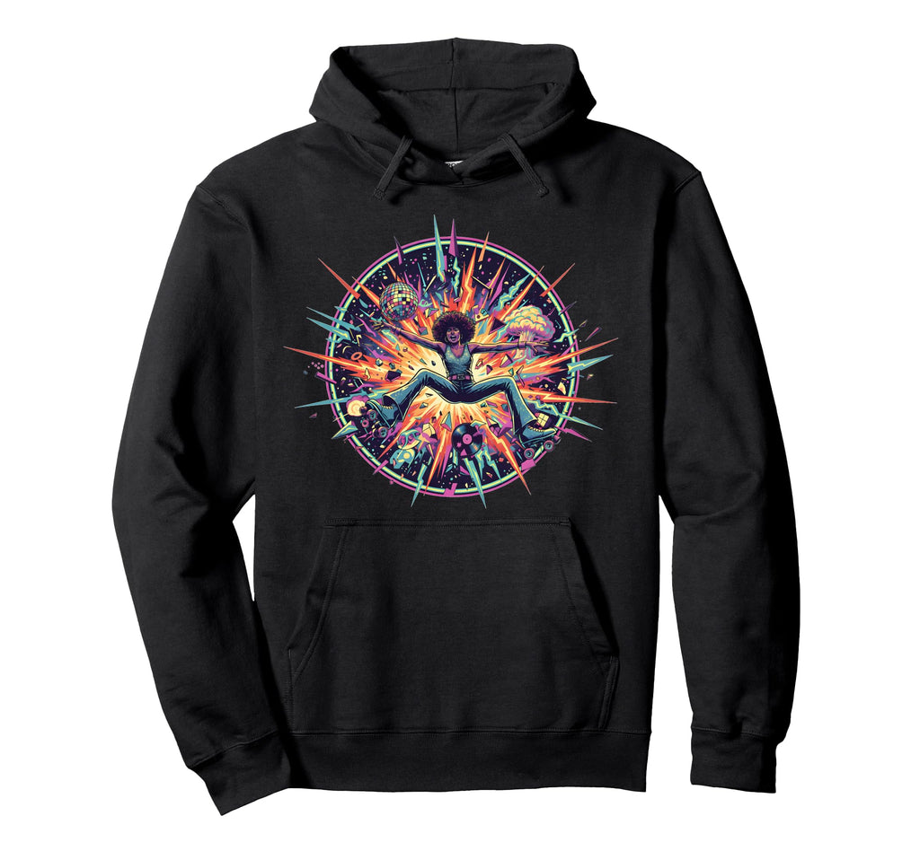Roller Disco Apocalypse Explosive Hoodie - Aesthetic Graphic Men Women - T-Shirt, Sweatshirt, Hoodie