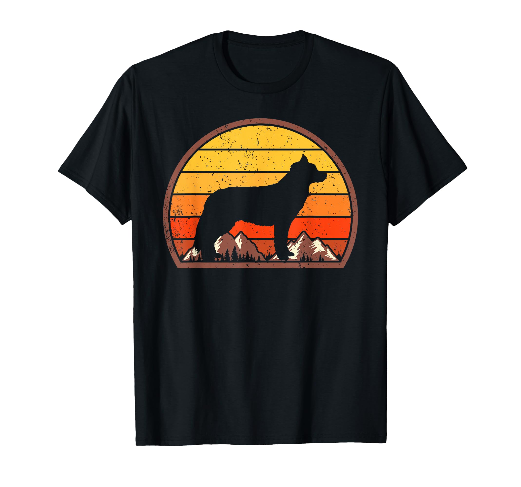 Sunset Silhouette Alaskan Husky T-Shirt - Streetwear Style Unisex - T-Shirt, Sweatshirt, Hoodie