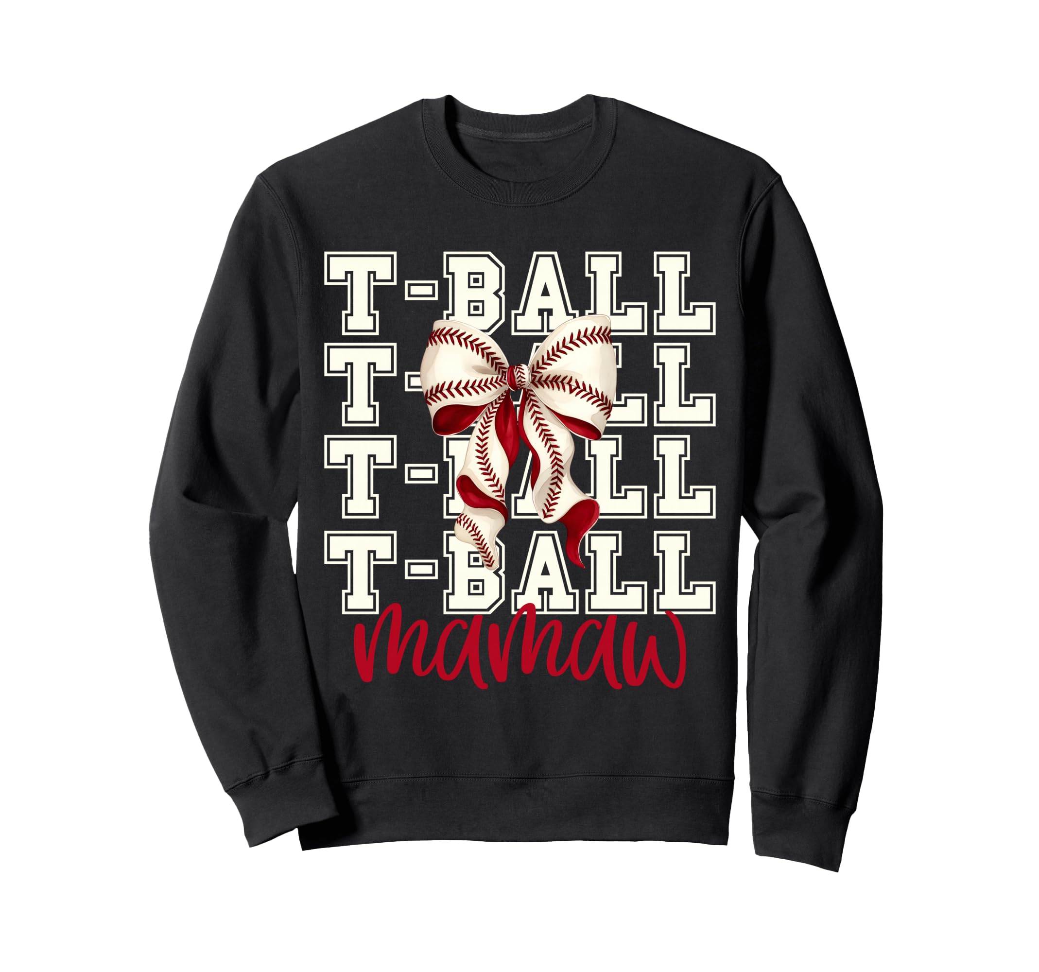 Tball Mama Teeball T Ball Coquette Sweatshirt - Trendy Graphic Men Women - T-Shirt, Sweatshirt, Hoodie