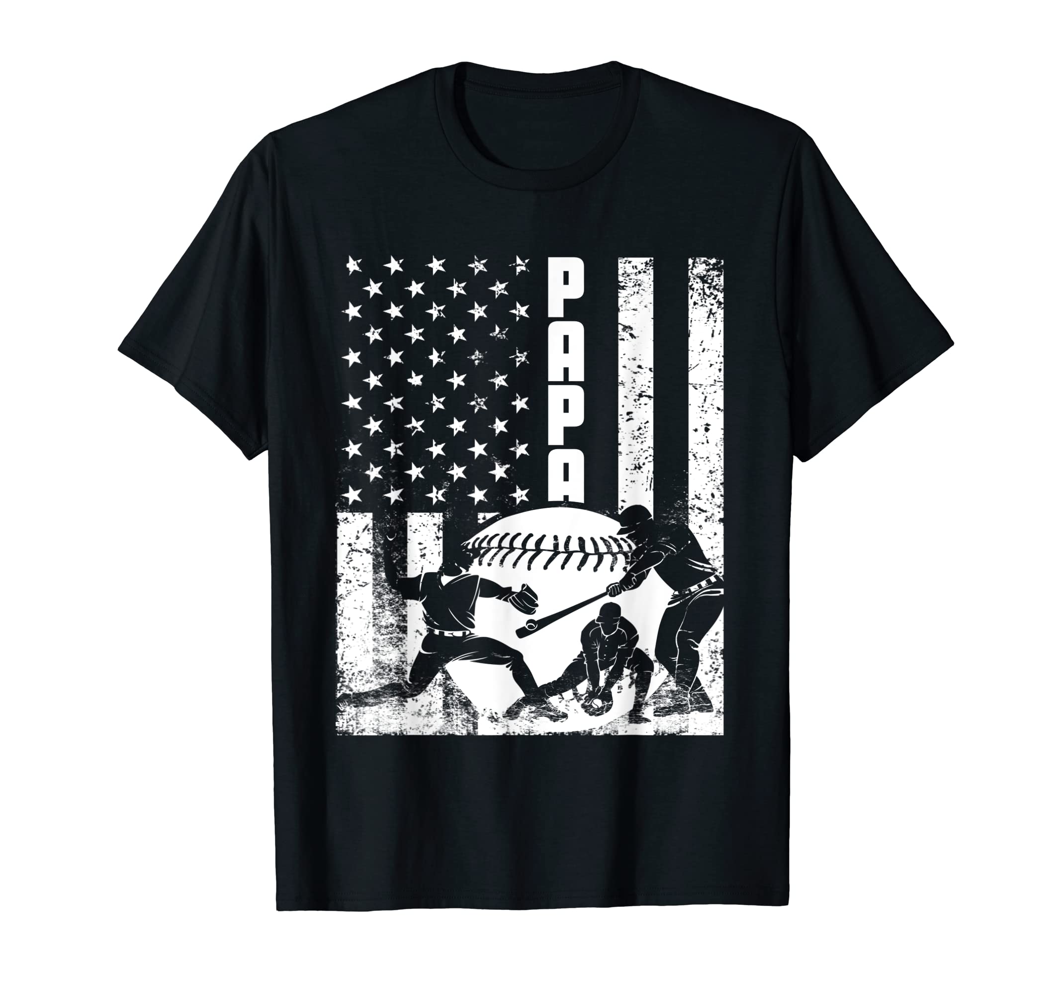 Papa Sport Usa Baseball T-Shirt - Casual Everyday Wear for Adults - T-Shirt, Sweatshirt, Hoodie