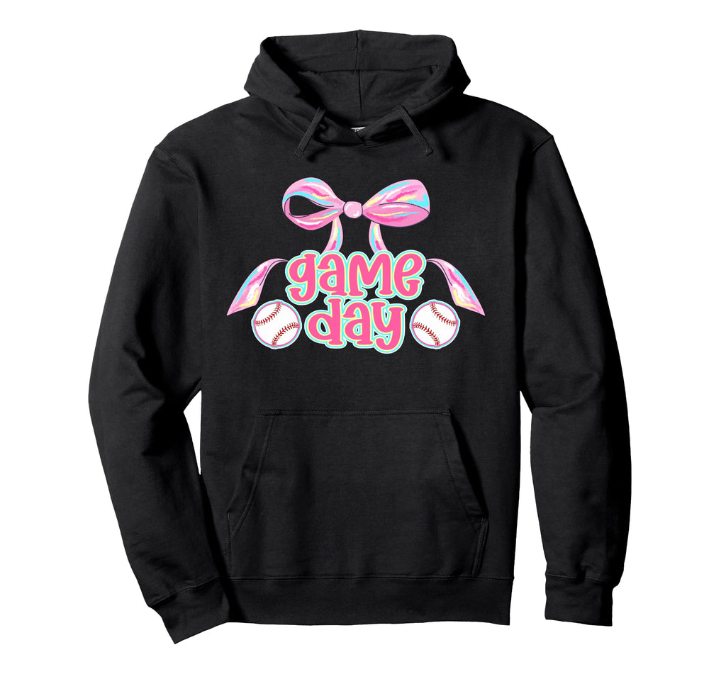 Game Day Baseball Preppy Baseball Game Hoodie - Streetwear Style Men Women - T-Shirt, Sweatshirt, Hoodie