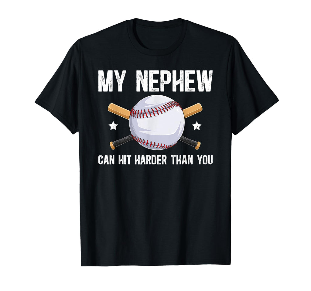 My Nephew Baseball Uncle Baseball T-Shirt - Custom Art Print Men Women - T-Shirt, Sweatshirt, Hoodie