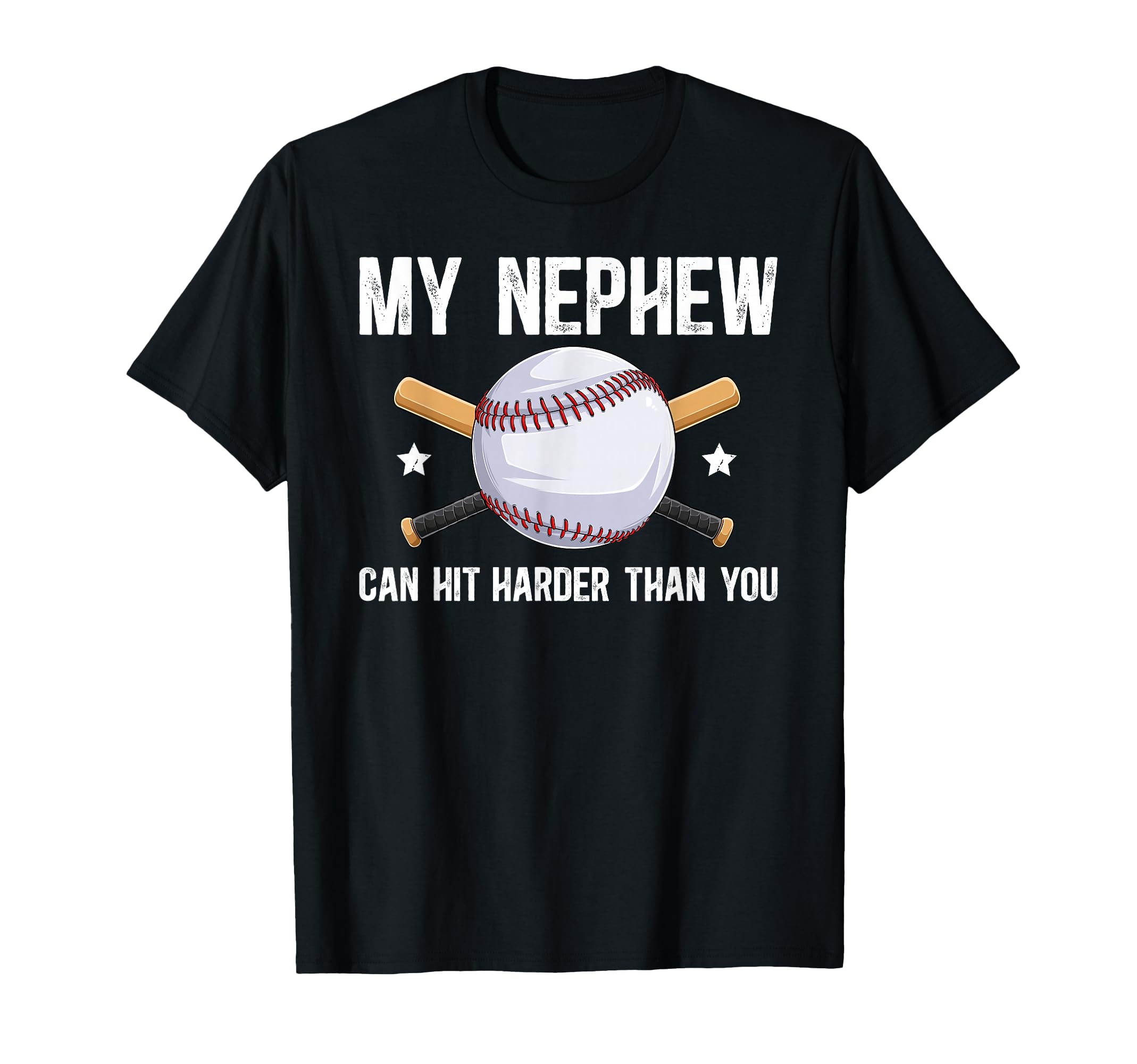 My Nephew Baseball Uncle Baseball T-Shirt - Custom Art Print Men Women - T-Shirt, Sweatshirt, Hoodie