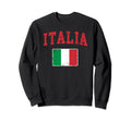 Italia Italian Flag Italy Sweatshirt - Fun Novelty Design for Adults - T-Shirt, Sweatshirt, Hoodie
