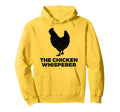 Chicken Whisperer Distressed Hoodie - Trendy Graphic Unisex - T-Shirt, Sweatshirt, Hoodie