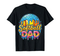 Ice Cream Drip Softball Dad Game Day T-Shirt - Casual Everyday Wear Unisex - T-Shirt, Sweatshirt, Hoodie