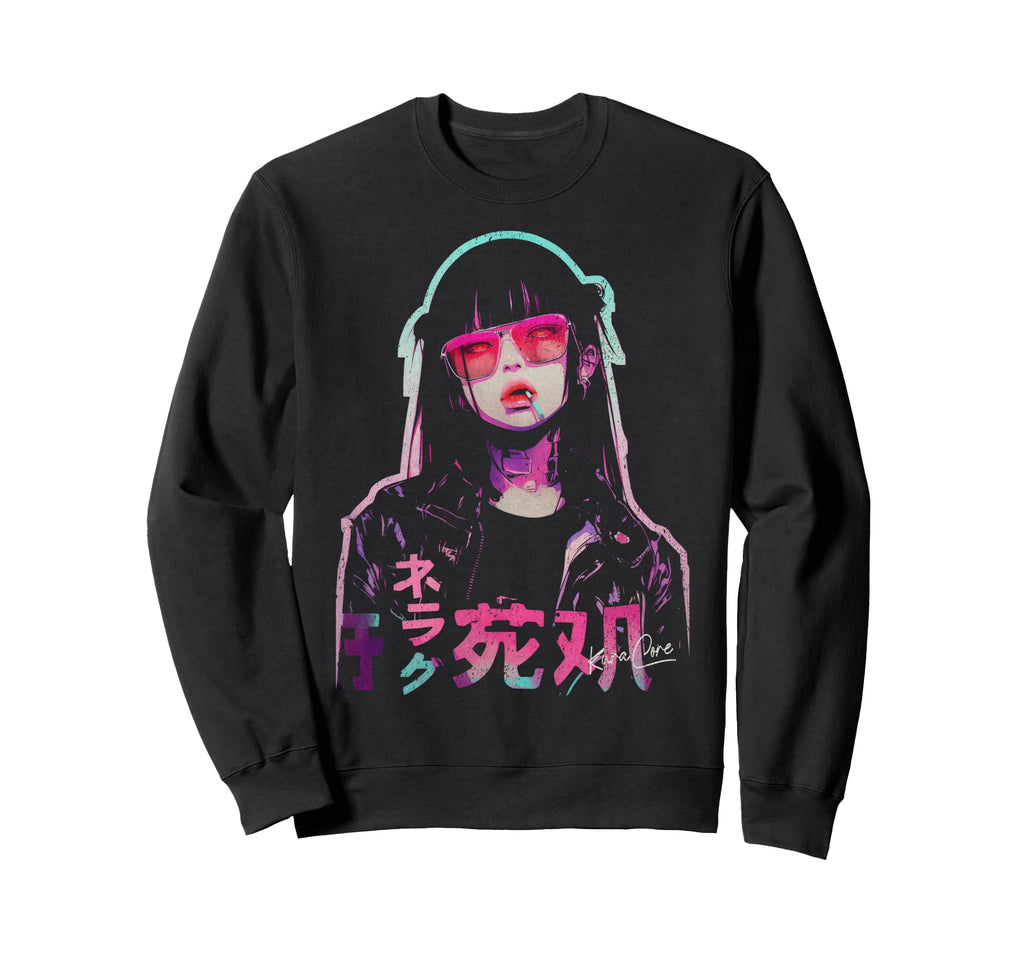 Japanese Streetwear Cyberpunk Y2K Sweatshirt - Trendy Graphic Unisex - T-Shirt, Sweatshirt, Hoodie