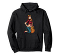 Rock And Roll Pin Up Hoodie - Casual Everyday Wear Unisex - T-Shirt, Sweatshirt, Hoodie