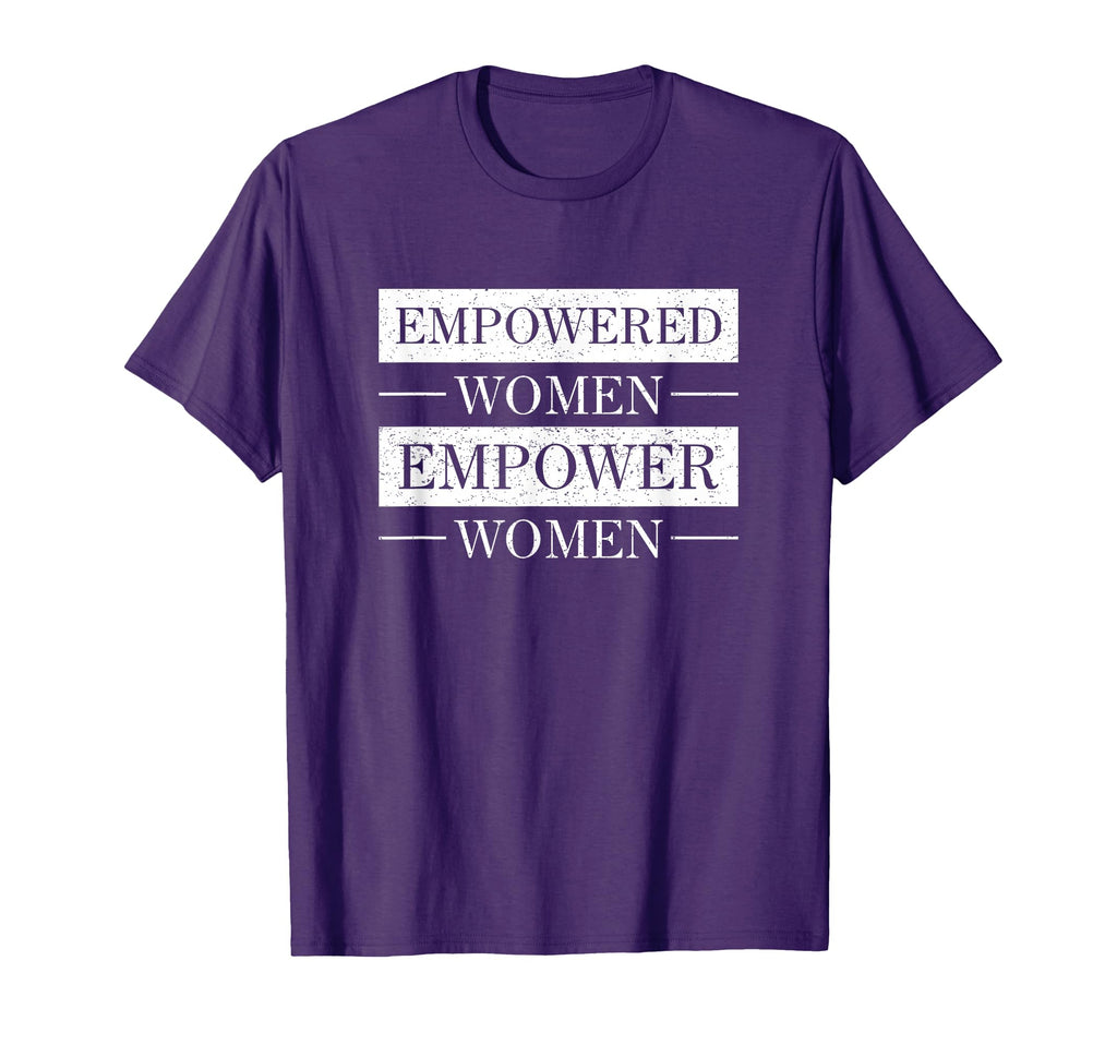 Empowered Empower Distressed Text T-Shirt - Fun Novelty Design Unisex - T-Shirt, Sweatshirt, Hoodie