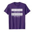 Empowered Empower Distressed Text T-Shirt - Fun Novelty Design Unisex - T-Shirt, Sweatshirt, Hoodie