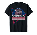 Capybara Capibara Us Flag Patriotic T-Shirt - Casual Everyday Wear Unisex - T-Shirt, Sweatshirt, Hoodie