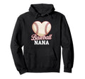 Heart Baseball Nana Mothers Day Hoodie - Streetwear Style Men Women - T-Shirt, Sweatshirt, Hoodie