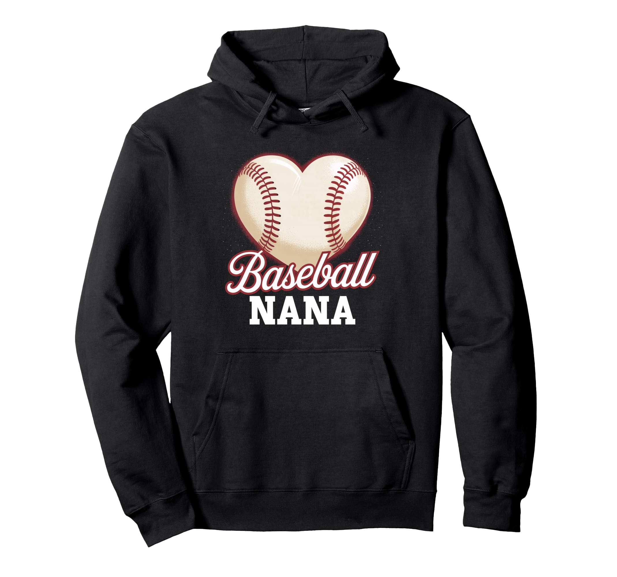 Heart Baseball Nana Mothers Day Hoodie - Streetwear Style Men Women - T-Shirt, Sweatshirt, Hoodie