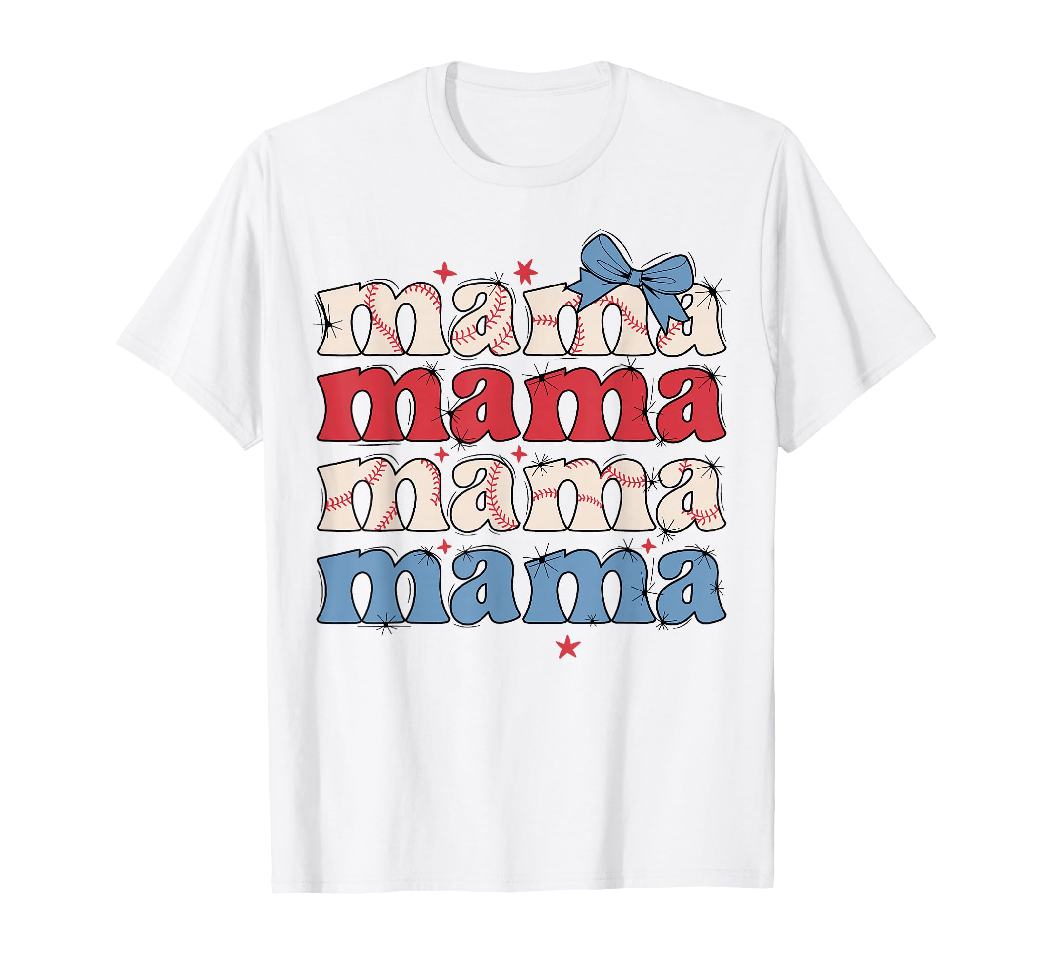 Baseball Mama T-Shirt - Novelty Apparel Unisex - T-Shirt, Sweatshirt, Hoodie