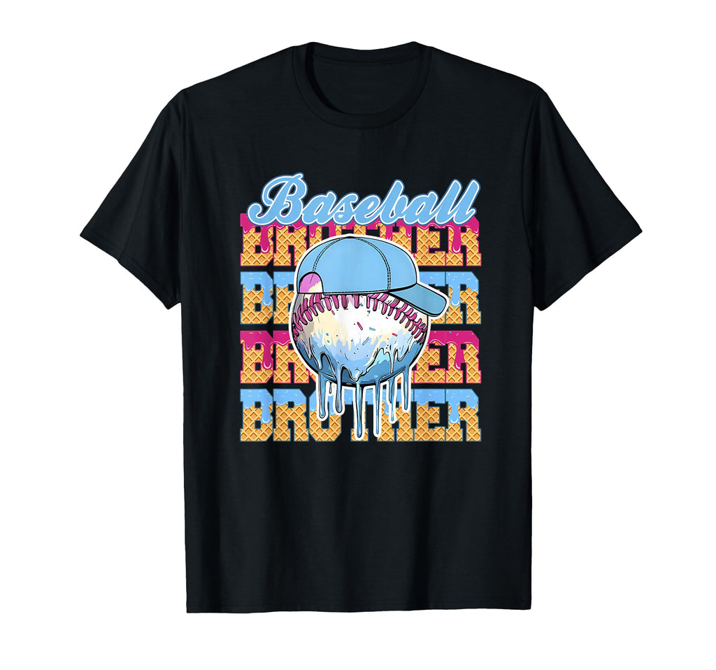 Baseball Brother Ice Cream Drip Game T-Shirt - Casual Everyday Wear Unisex - T-Shirt, Sweatshirt, Hoodie