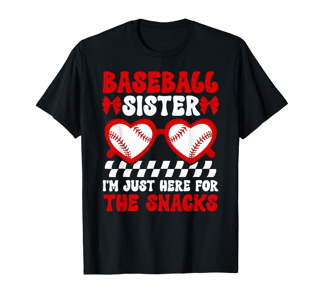 Funny Baseball Sister Baseball Players T-Shirt - Minimalist Print Unisex - T-Shirt, Sweatshirt, Hoodie