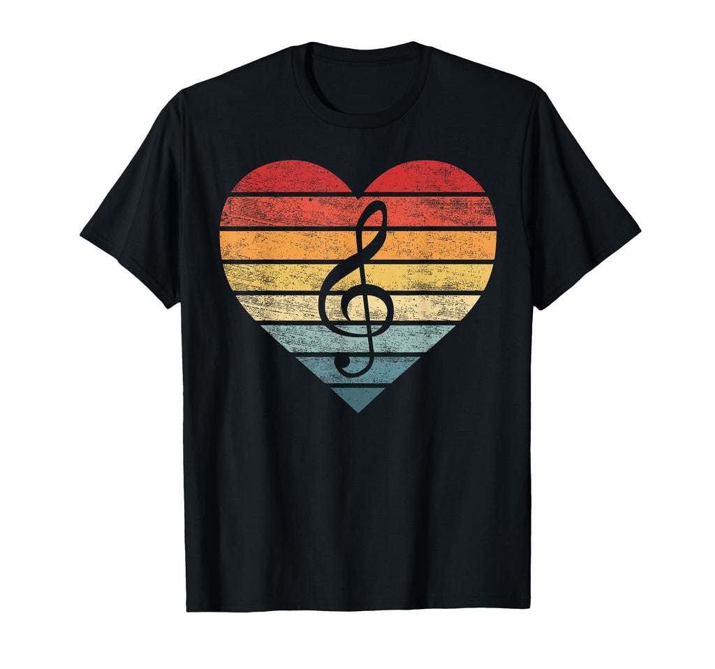 Music Teacher Gifts Sunset Note Music T-Shirt - Unique Graphic Unisex - T-Shirt, Sweatshirt, Hoodie
