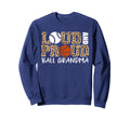 Loud And Proud Baseball Basketball Sweatshirt - Minimalist Print Men Women - T-Shirt, Sweatshirt, Hoodie