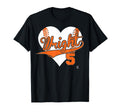 David Wright Baseball Heart T-Shirt - Fun Novelty Design for Adults - T-Shirt, Sweatshirt, Hoodie
