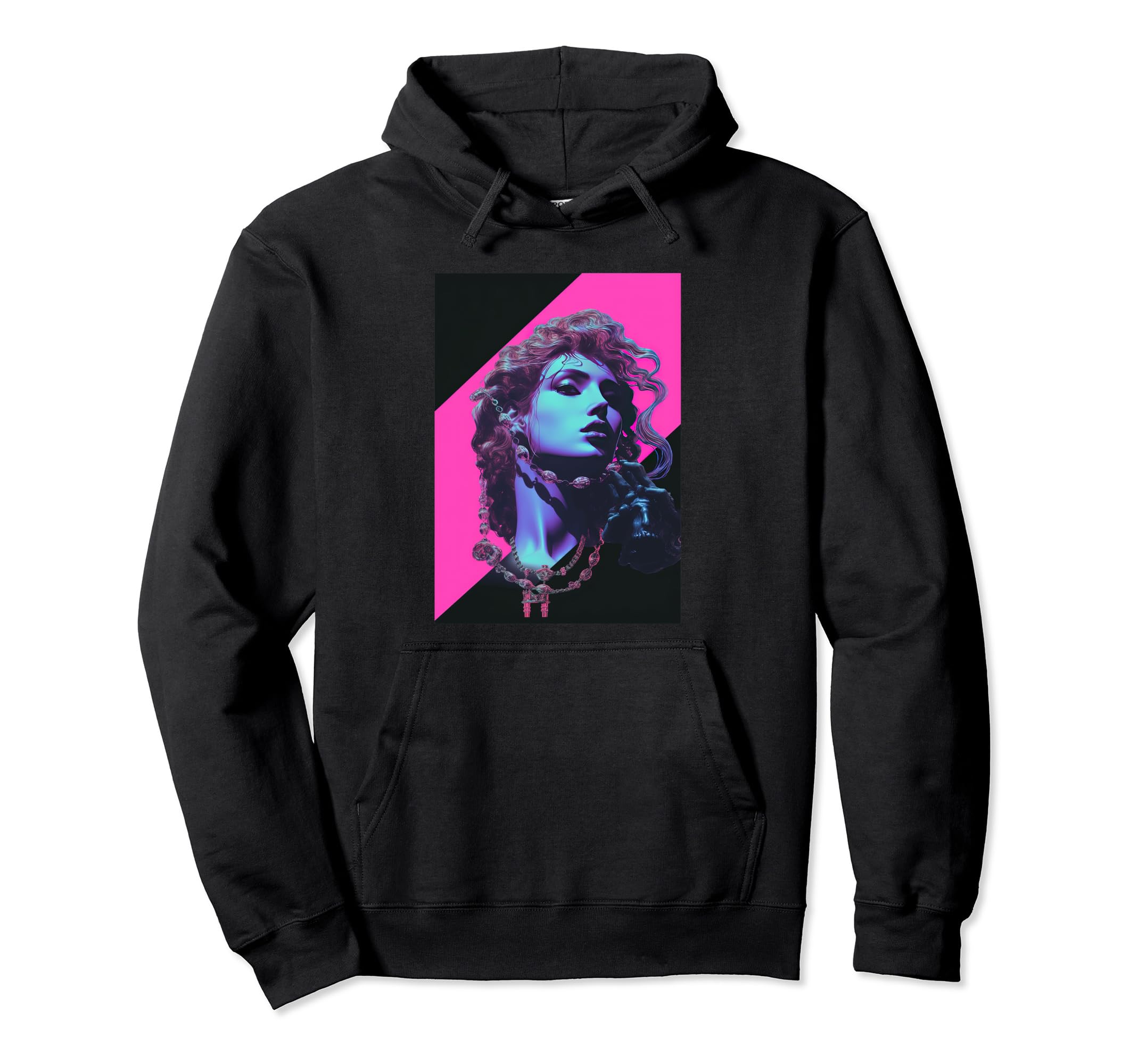 1980S Art Aesthetic Vaporwave Hoodie - Casual Everyday Wear for Adults - T-Shirt, Sweatshirt, Hoodie