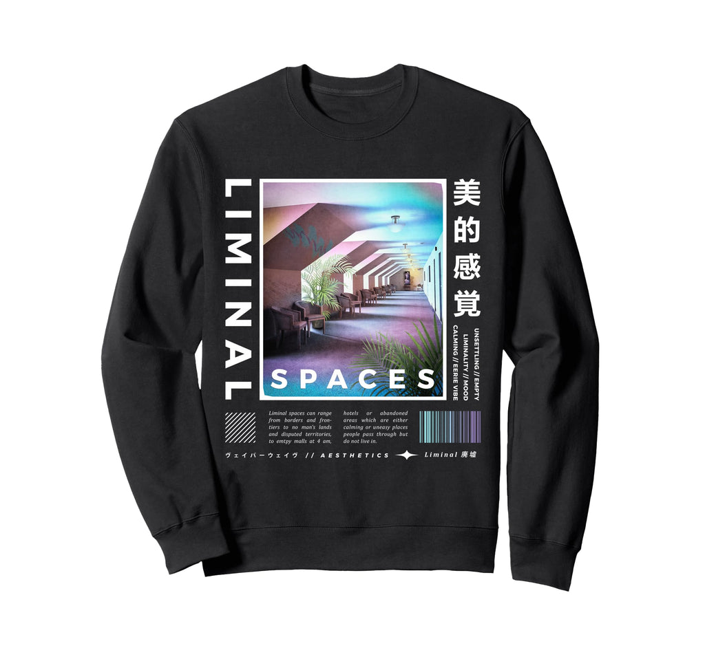 Liminal Spaces Internet 80S 90S Sweatshirt - Casual Everyday Wear Unisex - T-Shirt, Sweatshirt, Hoodie