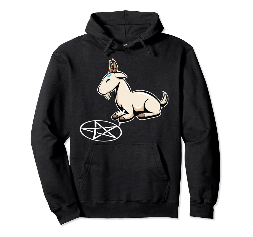 Goat Pentagram Goth Goat Hoodie - Streetwear Style Men Women - T-Shirt, Sweatshirt, Hoodie